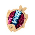 thumbnail image 3 of Piezas de tablero sensorial de juguete de madera DIY para actividades de aprendizaje juguete educativo temprano Pescado rojo Zulema tablero ocupado, 3 of 8