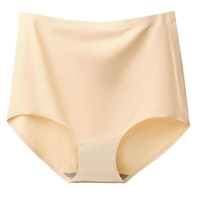 Large Size Ice Silk Traceless Underwear Women's No Underwire