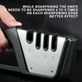 thumbnail image 6 of Bxaolu Manual Knife Sharpener – 3 Ceramic Stone & Tungsten Carbide Discs, Diamond Sharpening Stones for Kitchen Knives, 6 of 9