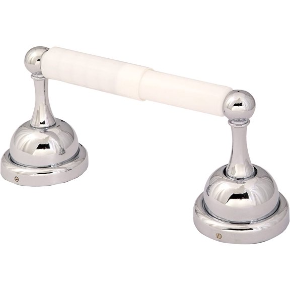 New Tradition Toilet Paper Holder, Chrome Finish - by PlumbUSA