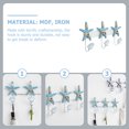 thumbnail image 4 of Creative Hanging Hook Rack Mediterranean style Coat Hanger Home Decoration, 4 of 6
