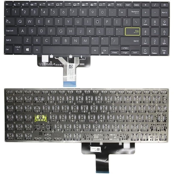 New US Black English Laptop Keyboard (Without palmrest) for Asus Vivobook S533 S533E S533EA S533F S533FA