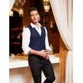 thumbnail image 2 of COOFANDY Mens Suit Vest Formal Dress Vest Slim Fit Buesiness Wedding, 2 of 6
