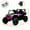 Pink, variant on ride on car,kids electric car Equipped with manipulation platform,LED lights,power displayer ride on cars for child 3-6,12V Ride On UTV Toy Electric Car with remote control and Three-point seat belt