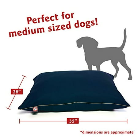 Majestic Pet Super Value Machine Washable Pet Dog Bed, Medium, Blue