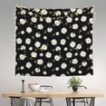 thumbnail image 2 of Pofeuu Daisies Flowers Print Wall Tapestry Decoration Wall Hanging Tapestry 60 x 51 Inch, 2 of 6