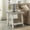 Weathered Gray and Beige+6, variant on TENGDA Athens Contemporary Two-Tone Wood End Table Weathered Charcoal Top and Beige Base Side Table with Open Storage Shelf and Splayed Legs for Living Room Bedroom