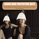 thumbnail image 5 of 2 piezas de fieltro de sauna sombrero de sauna de vapor seco sombreros de baño de baños simples tapa de protección de la cabeza sombrero de baño, 5 of 8