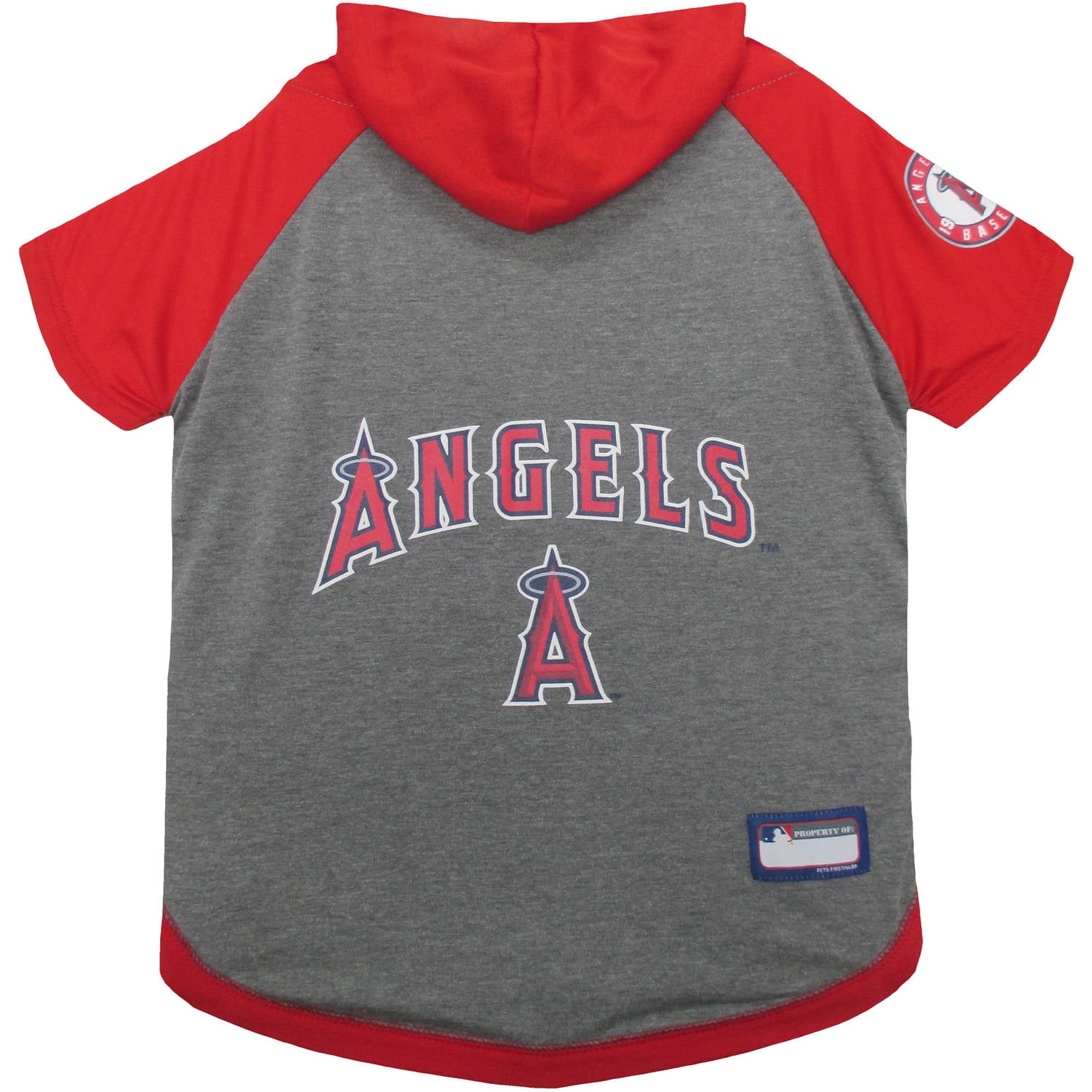 Pets First MLB Los Angeles Hoodie Tee Shirt by Pets First