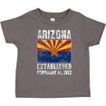 thumbnail image 3 of Inktastic Established February 14, 1912 Arizona Flag Boys or Girls Toddler T-Shirt, 3 of 5
