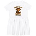 thumbnail image 3 of Inktastic Born to Be Wild Girls Toddler Dress, 3 of 5
