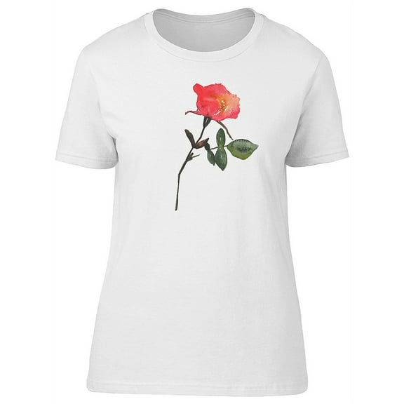 Big Red Rose T-Shirt Women -Image by Shutterstock, Female XX-Large