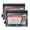 Capricornus of Zodiac, variant on 2 Pack Pencil Pouch for 3 Ring Binder Smooth Zipper Folders with Pockets Clear Window Pencil Case Luxury Butterfly