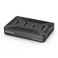 thumbnail image 3 of 4 Bay M2 SSD Box Type C USB3.2 10Gbps M.2 NVME SATA Ngff Dual Protocol Aluminum Alloy SSD Enclosure US Plug, 3 of 5