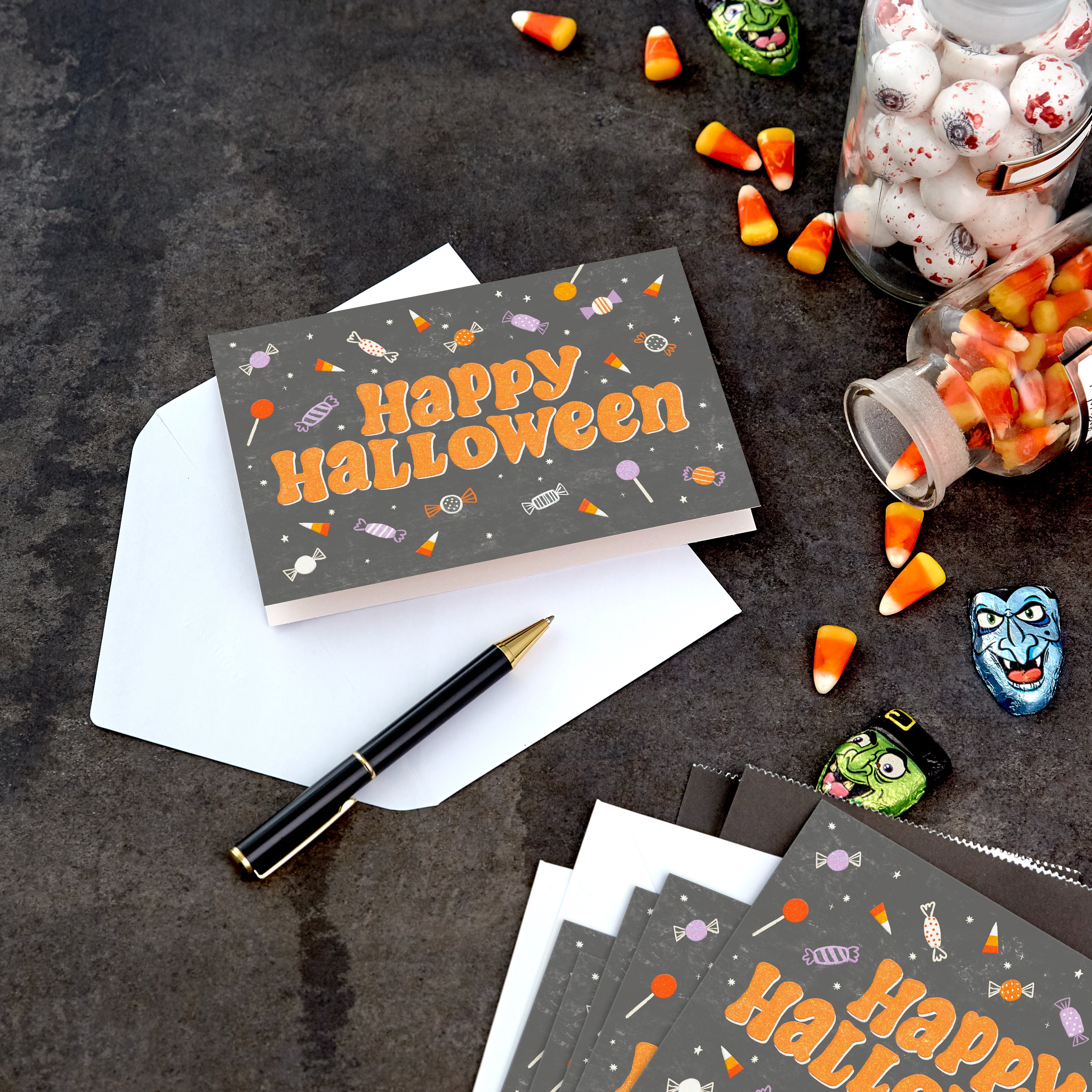 Hallmark Halloween Cards (Hope It's a Treat), 6 Count
