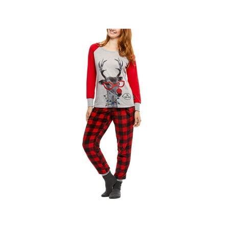 

Fiomva Christmas Family Matching Pajamas Long-Sleeve Set for Kids and Adults