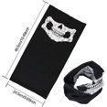thumbnail image 2 of 2 Piezas Multifuncionales Máscara facial de motocicleta, máscara de tubo de calavera sin costuras para deportes de montar, 2 of 5