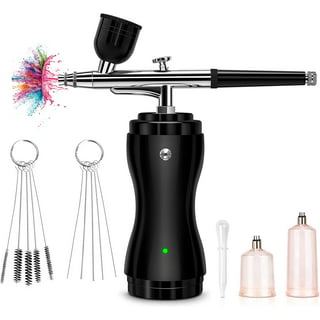 Airbrush Kit with Compressor, Cordless Portable Airbrush Kit, Rechargeable Auto-Stop Dual Action for Air Brush, Combine Different Airbrush Guns for