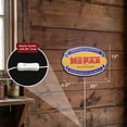 thumbnail image 3 of American Art Decor Mopar Parts & Accessories LED Plaque Sign - Retro Lighted Wall Decor for Man Cave, Garage, Workshop & Game Room - Yellow Neon-Style Auto Sign, 3 of 7