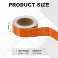 thumbnail image 2 of Uxcell Reflective Tape, Adhesive Trailer Reflector Tape Warning Safety Sticker High Visibility Night Reflector Orange 1 Inch x 16 Feet, 2 of 6