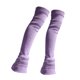 thumbnail image 2 of Calcetines sin pie para cubrir las botas de patinaje artístico. Calcetines para patinar sobre hielo. Calentadores de piernas para espectáculos y práct Morado ahumado, 2 of 8