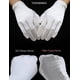 thumbnail image 3 of Guantes Guantes de algodón blanco Guante de trabajo suave reutilizable más grueso, 3 of 4