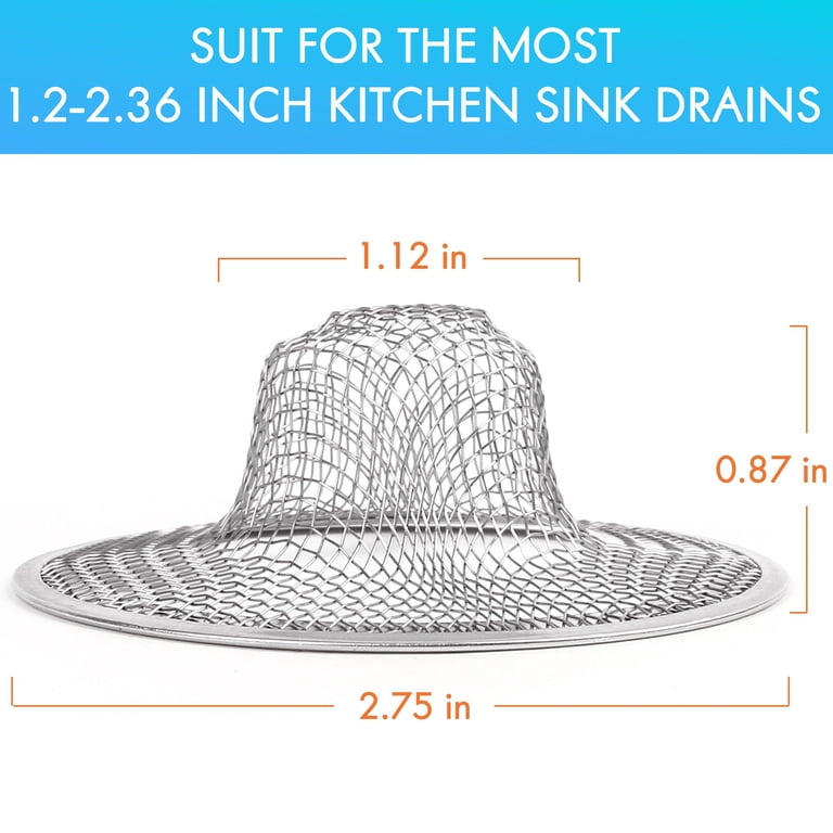 LotFancy 30-Pack Bathroom Sink Strainer, 2.75 Inch photo 2