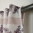 thumbnail image 4 of Sapphire-Web Curtains 58 inch by 43 inch for Kitchen Windows 2 Panel Sets Rod Pocket Cafe Tier Light Filtering Cotton Multi Color Window Treatment, 4 of 5