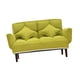thumbnail image 5 of Sofá Loveseat con Cojines, Diseño Moderno, 125 Cm, Espacio Cómodo Y Relajante Verde, 5 of 8