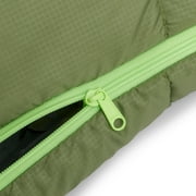 Ozark Trail 50F Compact Mummy Adult Sleeping Bag - Green (88.6 x 31.5)