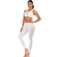 thumbnail image 3 of Conjunto de yoga para mujer 2 piezas Chaleco casual Leggings Fitness Ropa deportiva Traje (Blanco M) Ndcxsfigh Nuevos Originales, 3 of 7