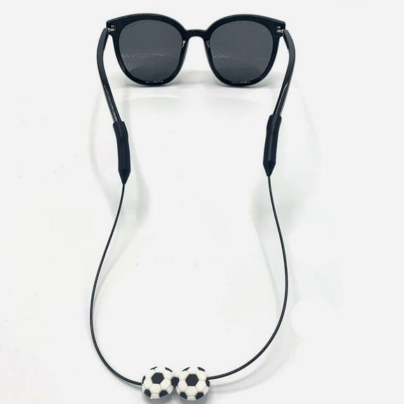 WHAMVOX Silicone Glasses Strap with Steel Wire Rope for Eyeglasses Anti Lost Lanyard Holder Around Size Fits Most Assorted Color