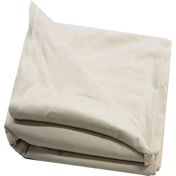 Mybecca 63" x 2 yd 100% Cotton Muslin Solid Print Craft Fabric, Natural