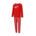 thumbnail image 4 of Kmbangi Parent-Child Xmas Nightclothes Round Neck Tops Tree Jogger Trousers, 4 of 9
