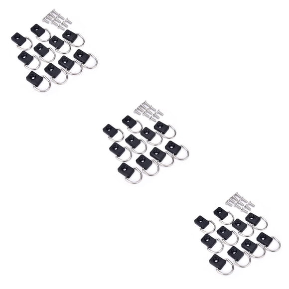 Sidaley 10 piezas de amarres para Kayak de pesca, anillos de amarre para remolque de caravana, sujetadores de correa de superficie, Kit de Type1 NO1