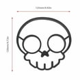 thumbnail image 4 of Cooking Kitchen Tool Silicone Fried Egg Mold Skull Pancake Mold, 4 of 4