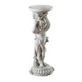 thumbnail image 3 of Design Toscano Sous la Vigne Sculptural Cherub Pedestal: Stone Finish, 3 of 4