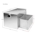 thumbnail image 4 of Trampa Grasa Industrial Restaurantes Acero Inoxidable 36kg, 4 of 4