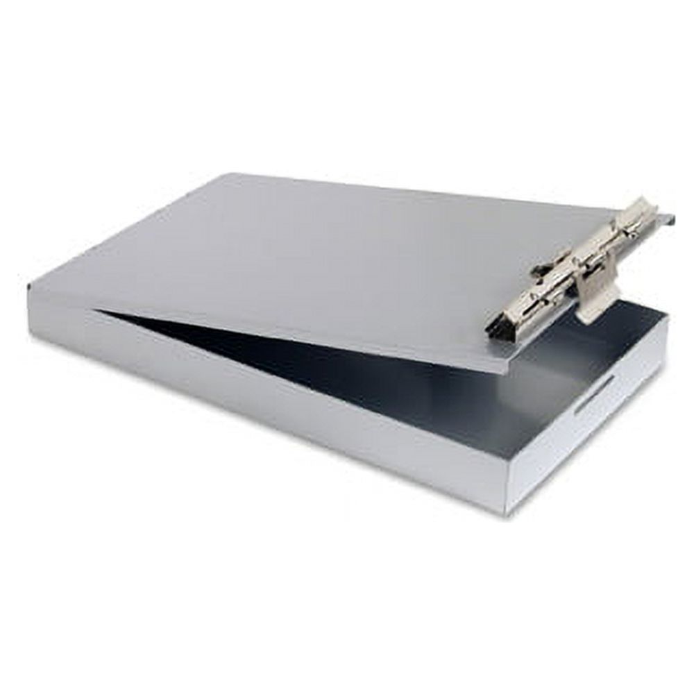Saunders Recycled Aluminum Redi-Rite Clipboard Top Opening - 6" x 9" - Aluminum - Silver - 1 Each