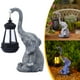 thumbnail image 1 of Solar Estatua Elefante Y Creativa para Jardín Exterior (gris), 1 of 9