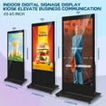 thumbnail image 5 of 43 inch Digital Signage Floor Standing 2K Resolution Digital Signage Kiosk, LCD Digital Signage Kiosk, Android 11 OS Non-Touch Screen with WiFi HDMI/USB Input Digital Signage Player, 5 of 10