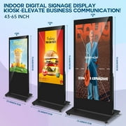 RDYMONKEY 65 4K UHD Android 11 Touch Screen Digital Signage Kiosk - Commercial Display with Custom Logo, 24/7 Operation & (ZP-65-4K-AND-11)
