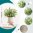 thumbnail image 2 of 3 Pack Mini Potted Fake Plants Artificial Plastic Eucalyptus Plants Topiaries for Home Office Desk Farmhouse Shelf Room Bathroom Decor(Sage Green), 2 of 8