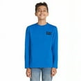 thumbnail image 2 of Caterpillar Boys Fleece Vest & Long Sleeve T-Shirt Black & Blue M 10/12, 2 of 2