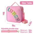 thumbnail image 5 of Lunch Bag - Bento Case - Lunch Box A(1X Bag - Pink), 5 of 8