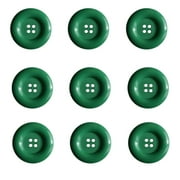 Dill Buttons 4 Hole 1.5 " Medium Button - Light Green (20/Pack)