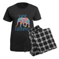 thumbnail image 5 of CafePress - I Love Elephants Women's Dark Pajamas - Women's Short Sleeve Print T-Shirt and Pants Dark Cotton Pajama Set, 5 of 7