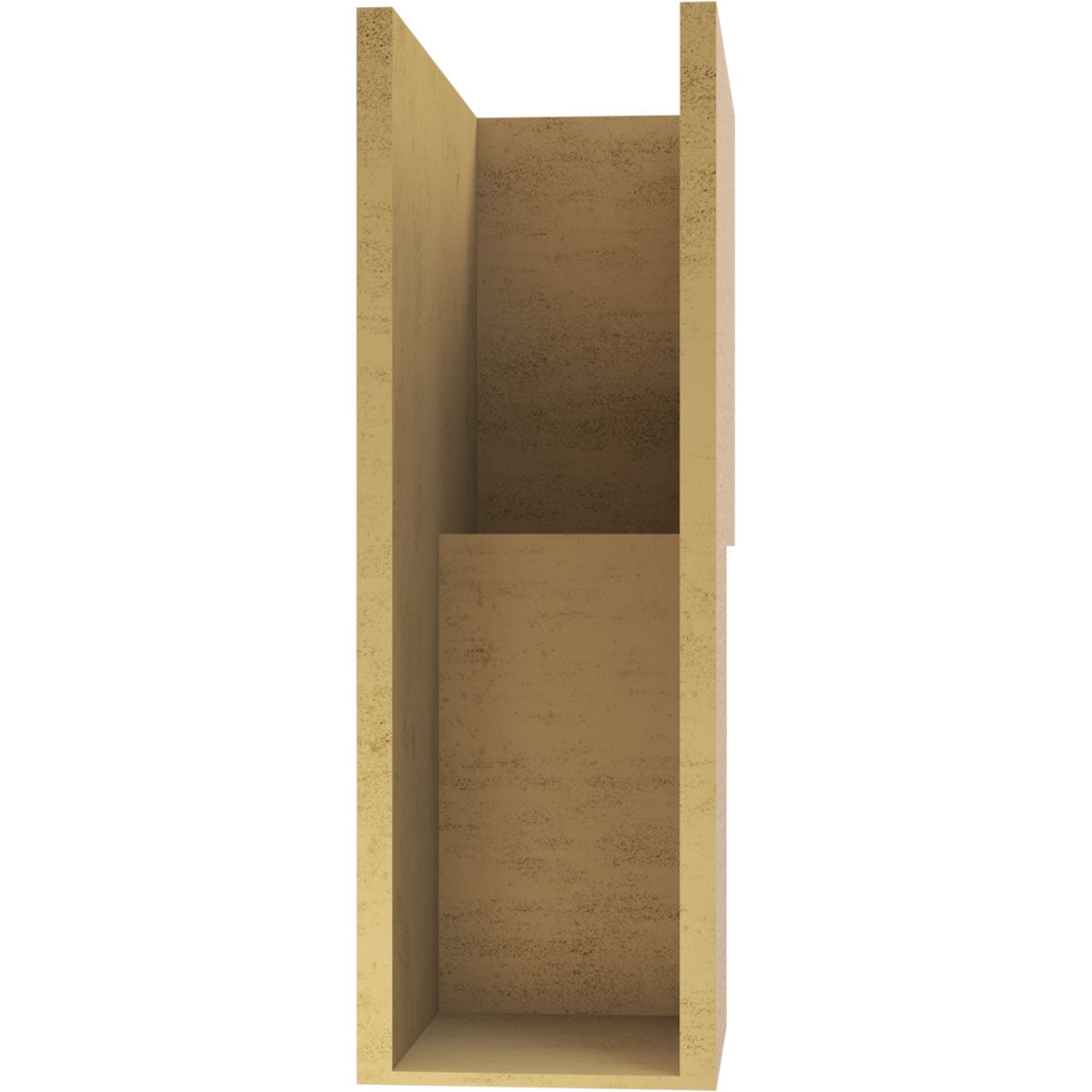 10"W x 20"D x 30"H Classic Chapel Hill Rough Cedar Woodgrain TimberThane Corbel, Primed Tan
