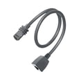thumbnail image 3 of Extensión de cable satelital rectangular Cable Ethernet 1200Mbps 8p8c macho masculino a femenino Extensión de reemplazo Cable Ethernet Cable 50 cm no impermeable, 3 of 8