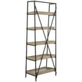 thumbnail image 6 of SAFAVIEH Joel Retro Mid Century 5 Tier Etagere, Oak/Black, 6 of 10